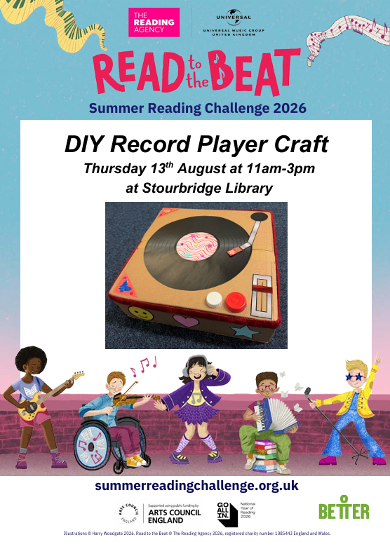 Stourbridge Library - Summer Reading Challenge: DIY Record Player
